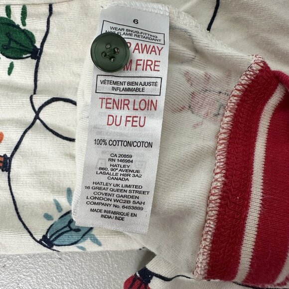 Little Blue House Christmas Pajamas Kids Size 6 Merry and Bright Bum Lights - Picture 7 of 8